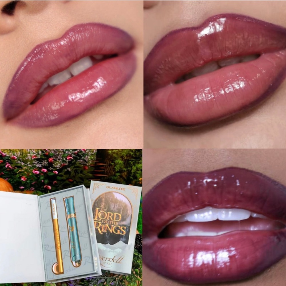 THE LORD OF THE RINGS X GLAMLITE RIVENDELL LIP KIT -BNIB! - Picture 2 of 2